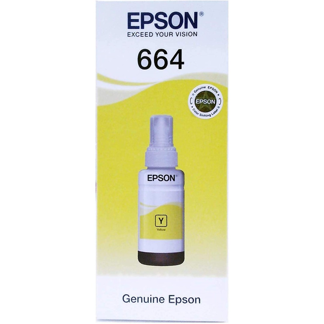 cartouche-epson-664-jaune-genuine.jpg CARTOUCHE EPSON 664 - JAUNE GENUINE – Image 1