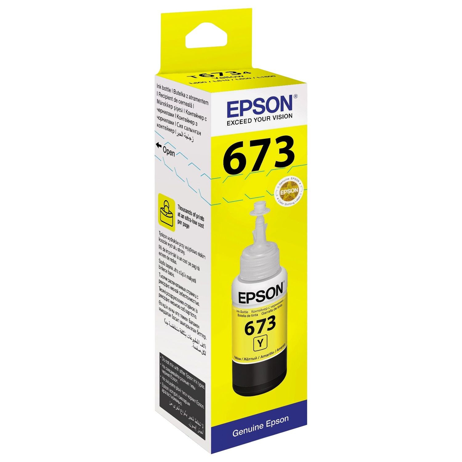 cartouche-epson-673-t6734-jaune.jpg Cartouche EPSON 673 - (T6734) jaune – Image 1