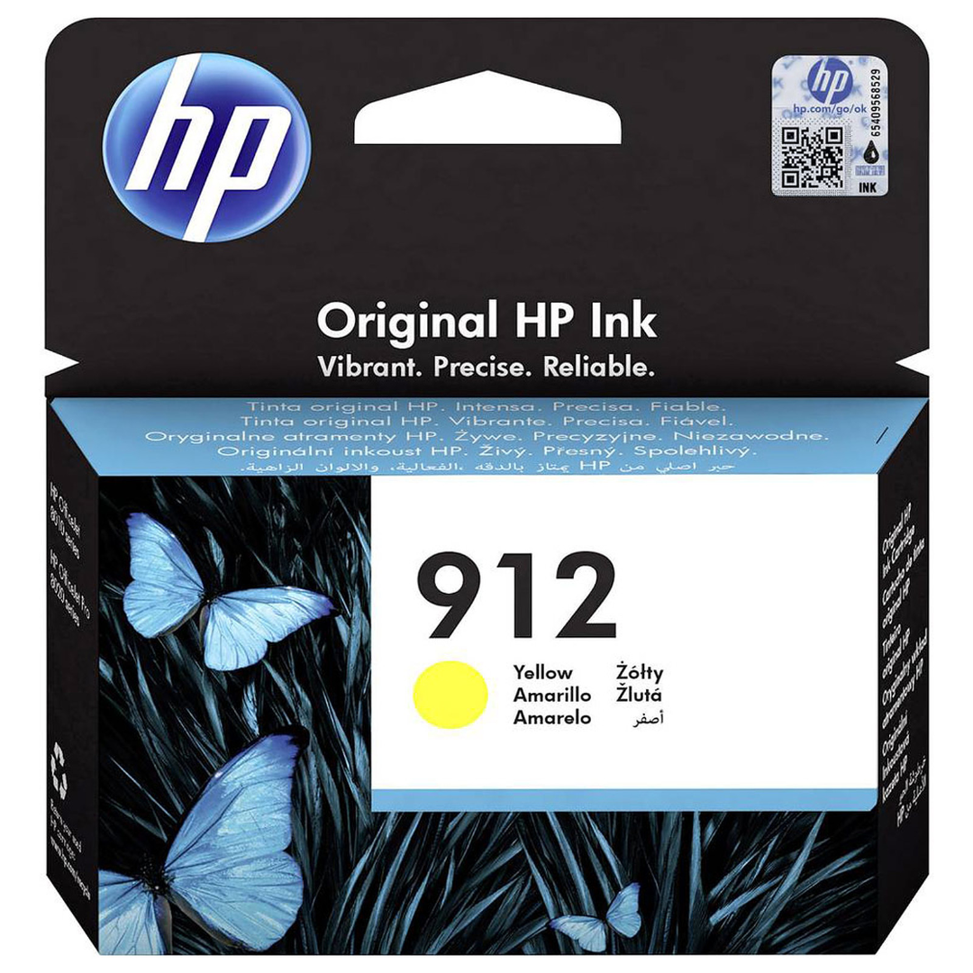 cartouche-hp-912-3yl79ae-jaune.png Cartouche HP 912 (3YL79AE) jaune – Image 1