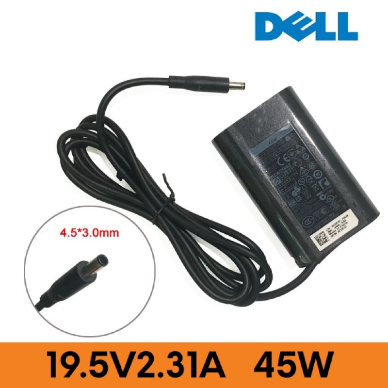 chargeur-ordinateur-portable-dell-195v231a-4530-45w-oval-original.jpg Chargeur Ordinateur Portable DELL 19.5V2.31A 4.5*3.0 (45W) - Oval - Original – Image 1