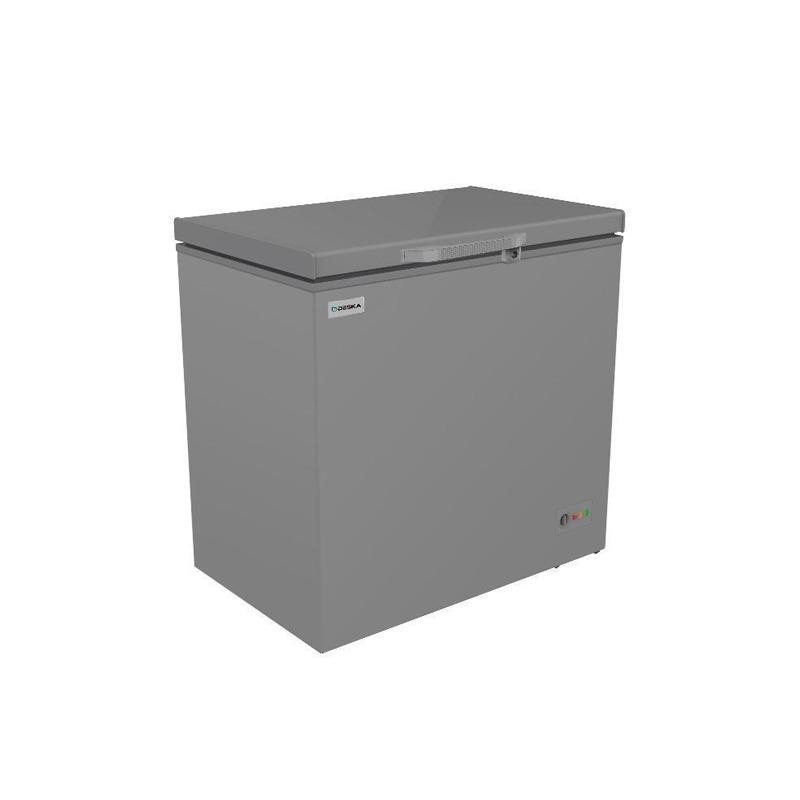 congelateur-deska-frz-135dk-horizontal-150-litres-silver.jpg CONGELATEUR DESKA FRZ-135DK HORIZONTAL 150 LITRES SILVER – Image 1