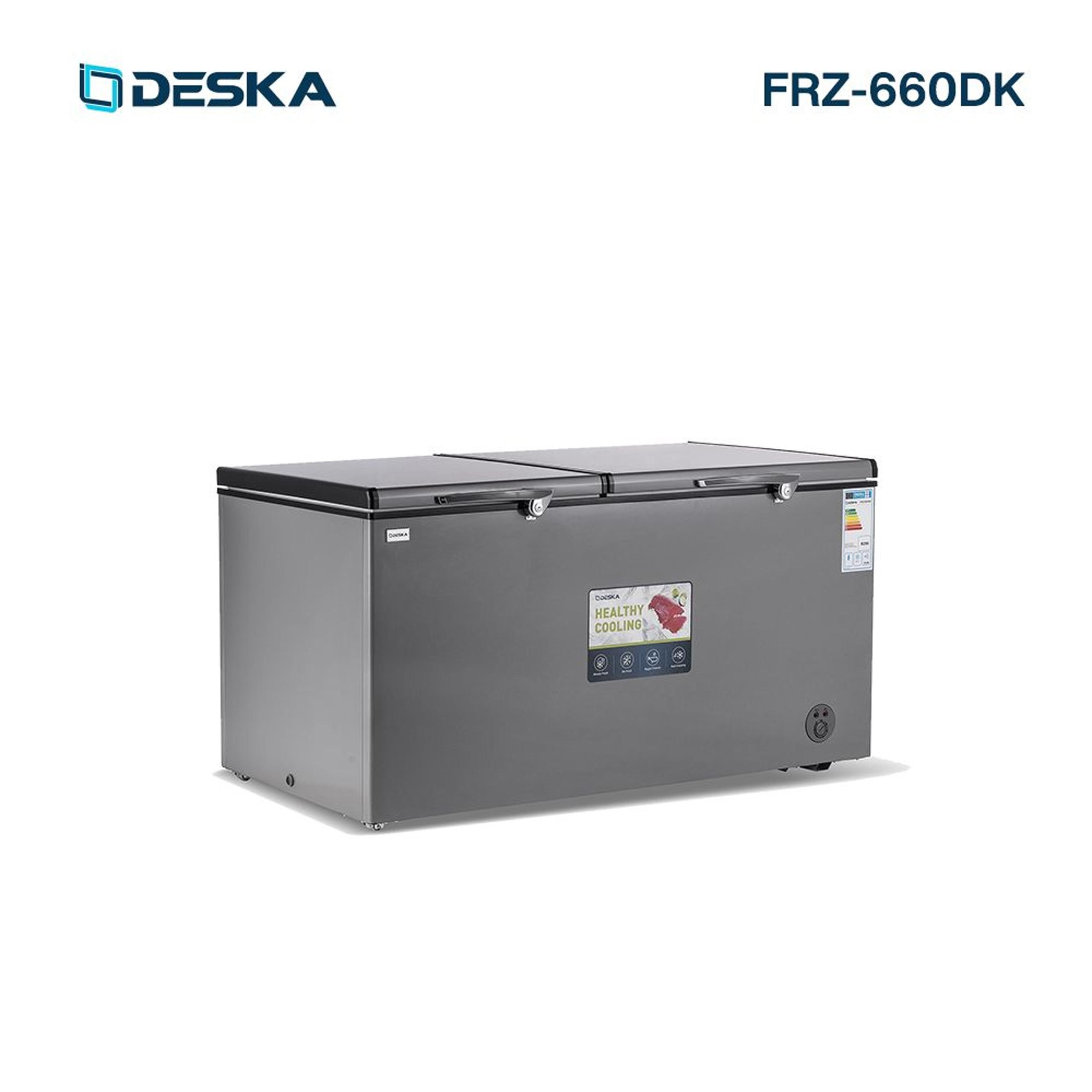 congelateur-deska-frz-660dk-horizontal-700-litres.jpg CONGELATEUR DESKA FRZ-660DK HORIZONTAL 700 LITRES – Image 1