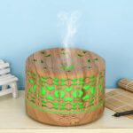 copy of Diffuseur d'huiles essentielles & aromes LED 500 ml - bois foncé