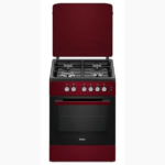 Cuisinière Haier 4 feux 60x60 rouge HCR2040EGR