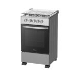 CUISINIERE MIDEA 4 FEUX 50x55 GRIS 4G082S