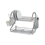 Égouttoir à Vaisselle - 2 Niveaux - Avec Bac Amovible