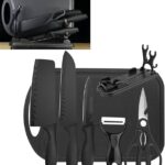 Ensemble de 06 pcs ,couteaux antiadhésifs et inoxydable