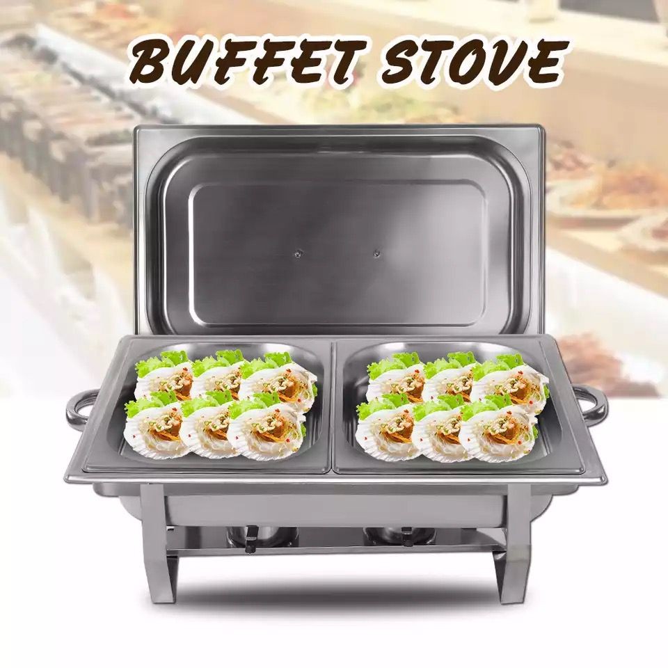 ensemble-de-buffet-de-rechaud-pour-serveur-de-restauration-rectangulaire-2-compartiments-11l-.jpg Ensemble de buffet de réchaud pour serveur de restauration rectangulaire 2 Compartiments 11L – Image 1