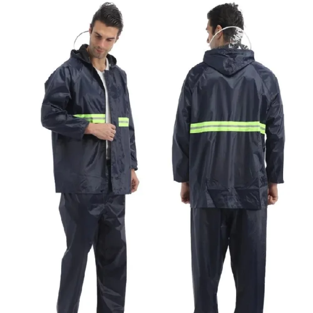 ensemble-jacket-patalon-de-pluie-ultra-resistant-unisexe.png Ensemble Jacket + Patalon de pluie Ultra-Résistant - Unisexe – Image 1
