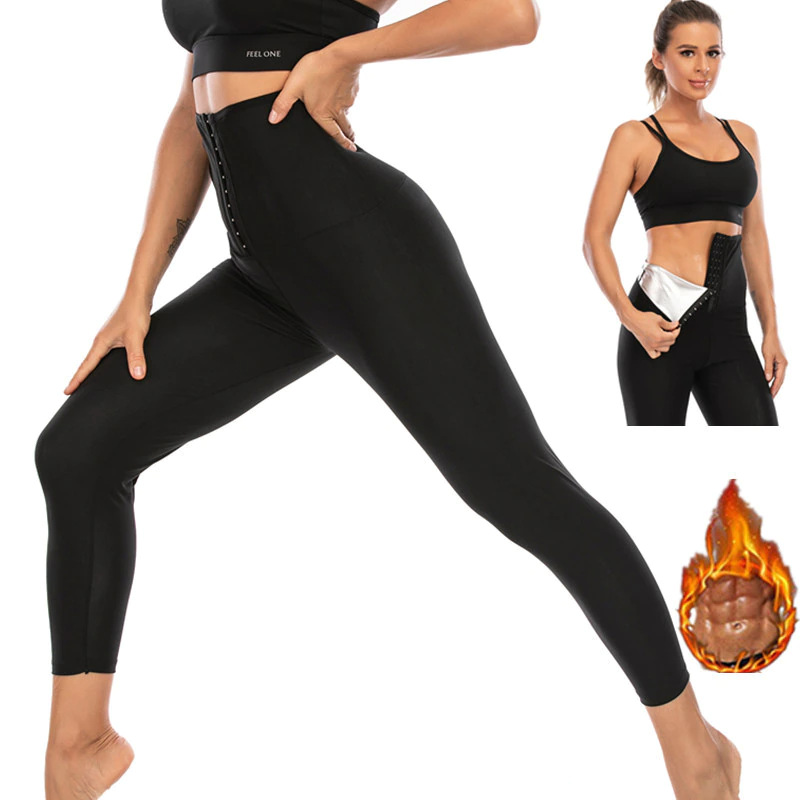 gaine-combinaisonpantalon-de-sauna-amincissant-pour-femmeleggings-de-sudation-thermo-chauds-pour-le-ventre.png Gaine combinaison,Pantalon de Sauna Amincissant pour Femme,Leggings de Sudation Thermo-Chauds pour le Ventre – Image 1