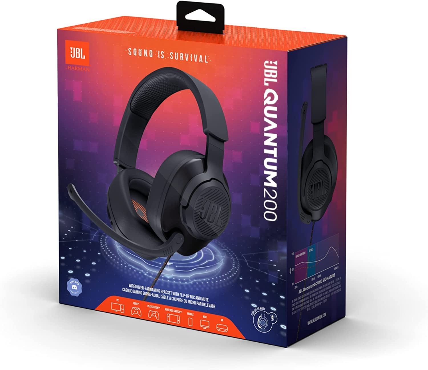 jbl-quantum-100-noir-casque-gaming-filaire.jpg JBL Quantum 100 Noir - Casque gaming filaire – Image 1