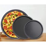 Lot de 3  moules pour pizza 24 26 28 cm