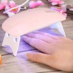 Machine sèche-vernis à ongles 6W, lampe LED UV Portable