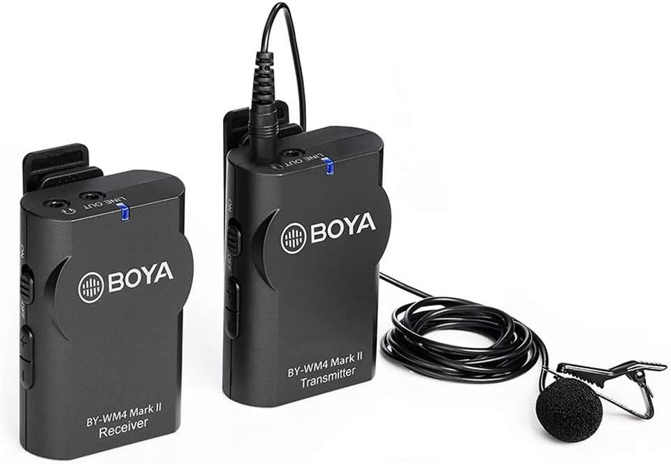 microphone-sans-fil-boya-by-wm4-mark-ii.jpg Microphone sans fil BOYA BY-WM4 MARK II – Image 1