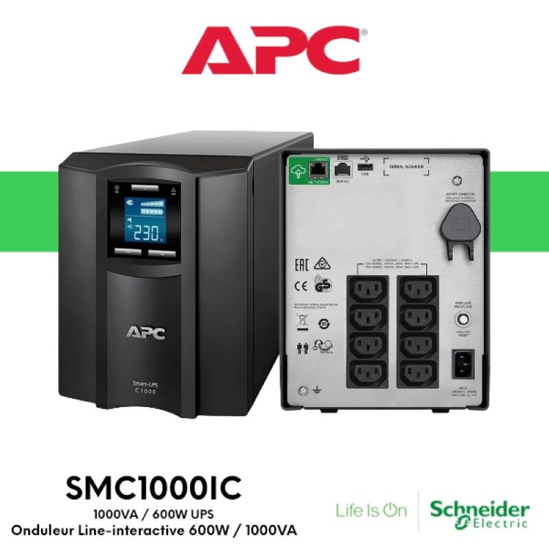 onduleur-apc-smc1000ic-smart-ups-tour-1000va.jpg Onduleur APC SMC1000IC Smart-UPS Tour - 1000VA – Image 1