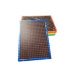 ardoises ordinaire  / bleu - orange - vert - jaune /