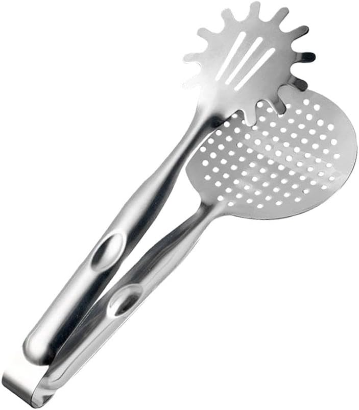 pince-en-acier-inoxydable-passoire-2-en-1-filtre-a-huile-alimentaire-fs.png Pince En Acier Inoxydable Passoire 2 en 1 Filtre à Huile Alimentaire-FS – Image 1