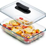 Plaque de cuisson en verre capacité 3L avec couvercle-TSV