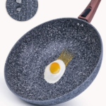 Poêle anti-adhésif multifonctionnel en pierre pour cuisinière -KGV