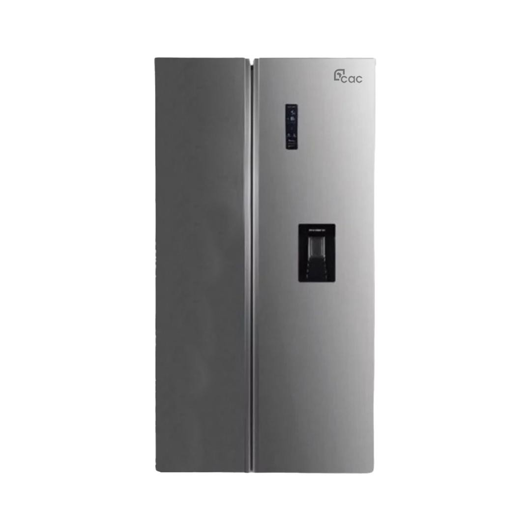 refrigerateur-cac-side-by-side-2-portes-531-litres-avec-fontaine-cac550.jpg REFRIGERATEUR CAC SIDE BY SIDE 2 PORTES 531 LITRES AVEC FONTAINE CAC550 – Image 1