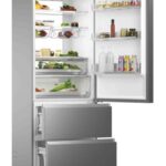REFRIGERATEUR HAIER HTW7720NMB COMBINE 2 TIROIRS 483 LITRES NOFROST SILVER