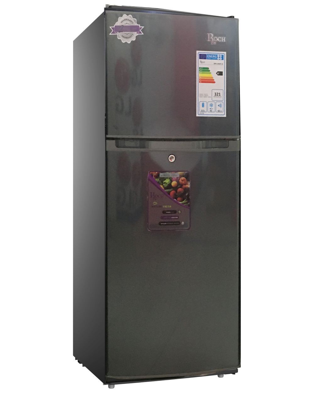 refrigerateur-roch-rfr-195dt-a-2-portes-195-litres.jpg REFRIGERATEUR ROCH RFR-195DT-A 2 PORTES 195 LITRES – Image 1