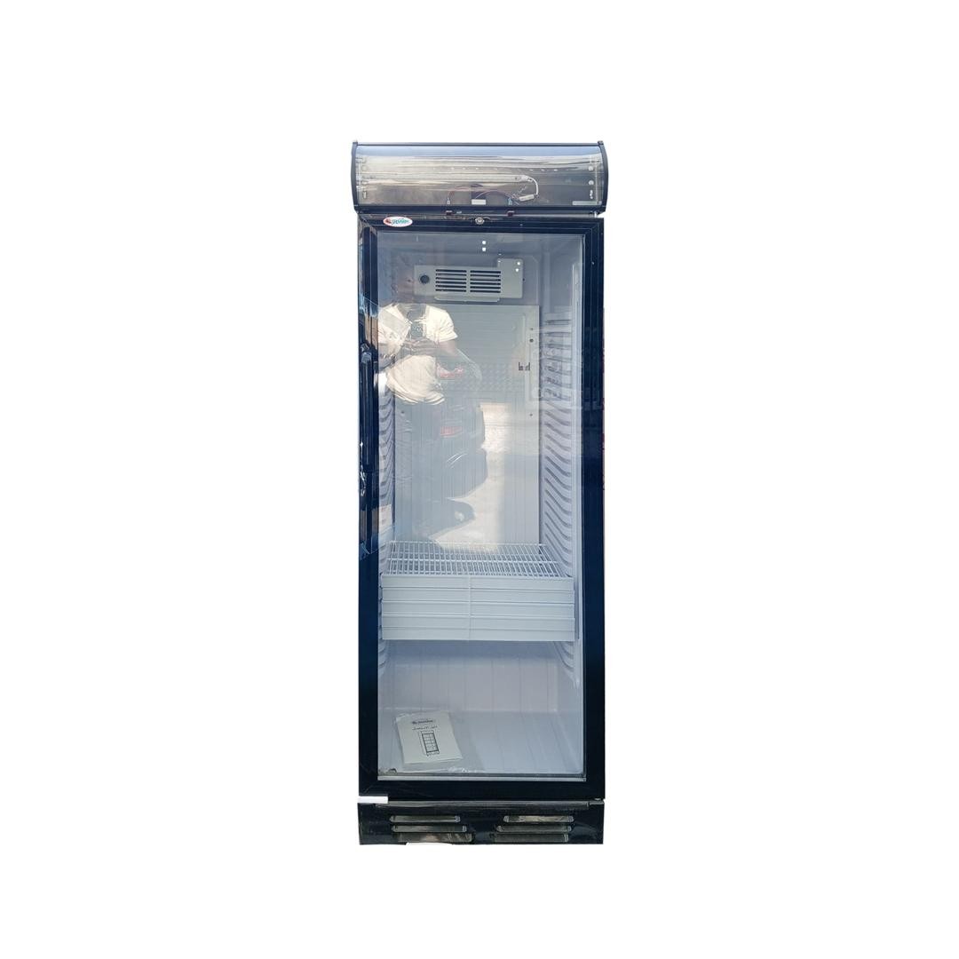 refrigerateur-shark-300-litres-1-porte-vitrine-crf-570nf.jpg REFRIGERATEUR SHARK 300 LITRES 1 PORTE VITRINE CRF-570NF – Image 1