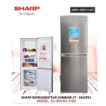REFRIGERATEUR SHARP BH180-HS2 COMBINE 3 TIROIRS 180 LITRES SILVER