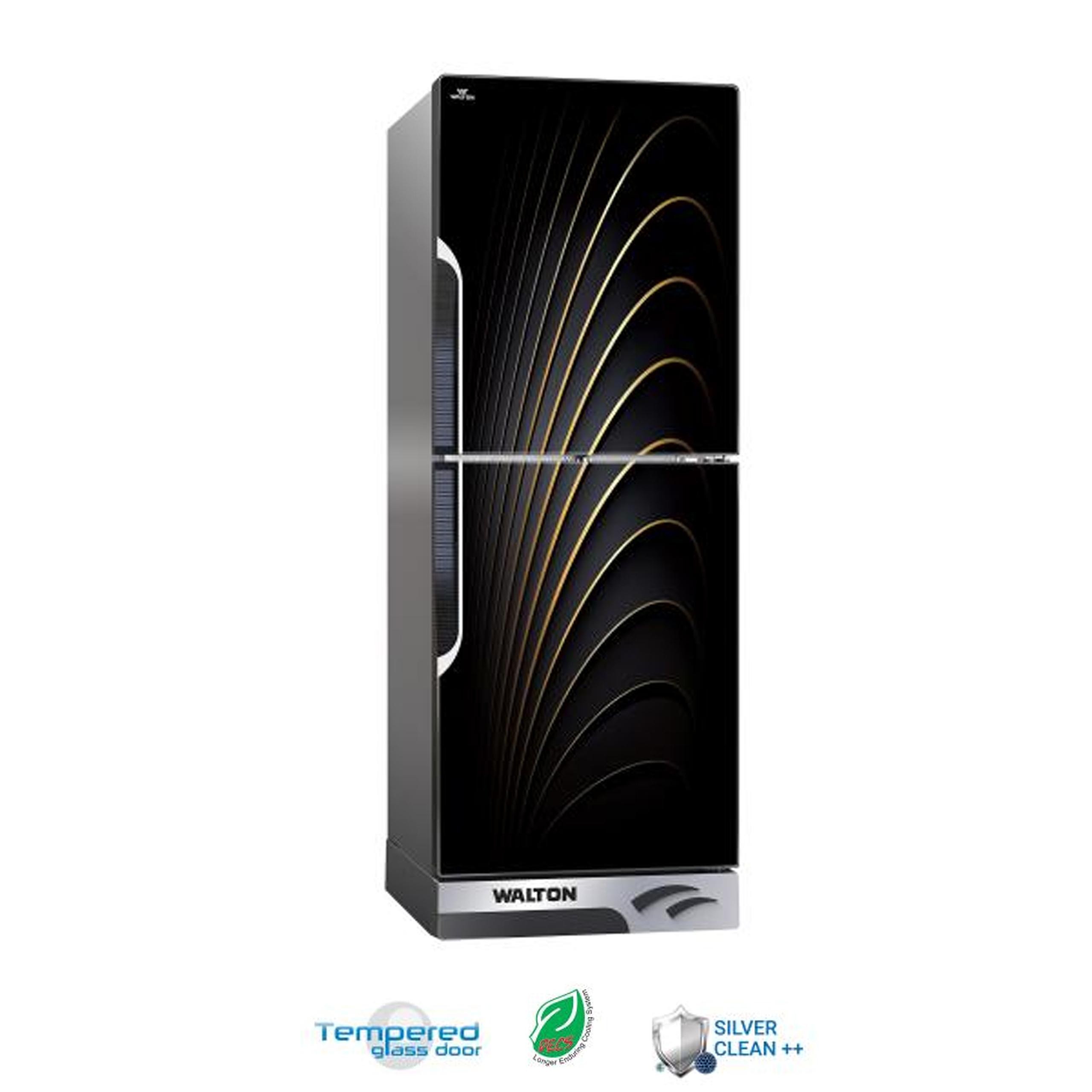 refrigerateur-walton-combine-3-tiroirs-309-litres-wfe-3x9-gdel-xx-noir.jpg REFRIGERATEUR WALTON COMBINE 3 TIROIRS 309 LITRES WFE-3X9-GDEL-XX NOIR – Image 1