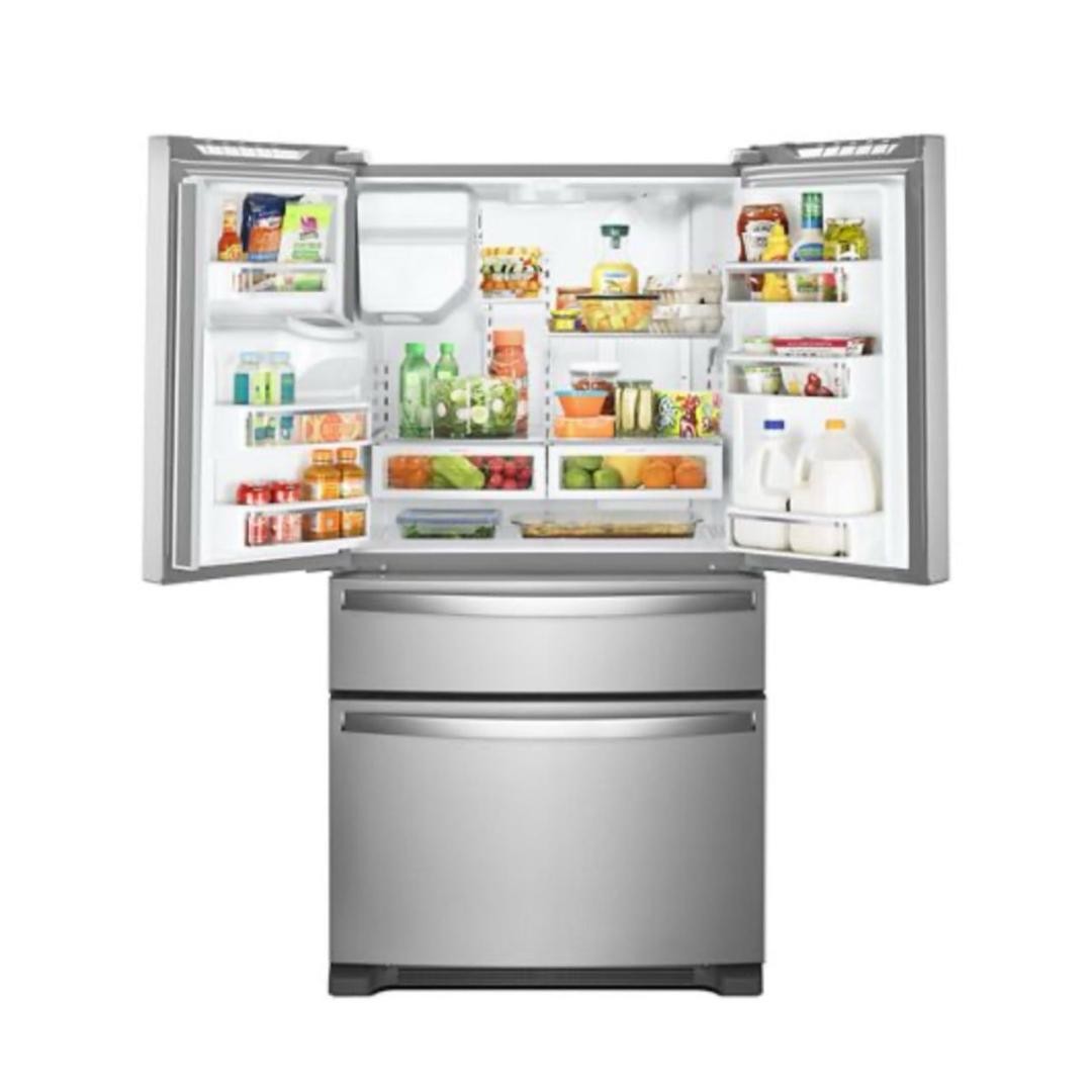 refrigerateur-whirlpool-4-portes-side-by-side-avec-fontaine-glacon-silver-wrx735ssdhz04.jpg REFRIGERATEUR WHIRLPOOL 4 PORTES SIDE BY SIDE AVEC FONTAINE + GLACON SILVER WRX735SSDHZ04 – Image 1
