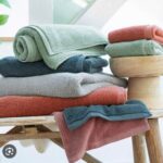 serviettes de bain multi couleurs 1.50Mx1M TSV