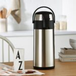 THERMOS 3 LITRES POMPE EN INOX