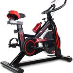 vélo d'intérieur Silencieux, vélo de Sport de Base, Rouge