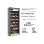 Porte-chaussures Organisateur Pour Chaussures Avec 9 étagères – Image 3
