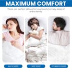 lot de 2 oreillers Luna 50x70cm – Image 2