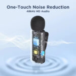 Système de micro cravate sans fil ultracompact pour 4 personnes BOYA BY-V4D – Image 2