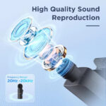 Système de micro cravate sans fil ultracompact pour 4 personnes BOYA BY-V4D – Image 4