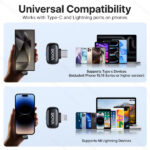 Système de micro cravate sans fil omnidirectionnel BOYA Mini-12 – Image 3