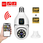 Caméra Ampoule WiFi Double Objectif 2MP FS-380L2