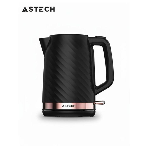 KE2124NBK-1 Bouilloire Électrique ASTECH 1.7L Noir KE2124NBK – Arrêt Automatique ; Design Élégant – Image 1