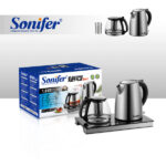 Sonifer SF-2120 Chauffe Eau électrique / Bouilloire électrique intelligente 1500W, Théière en verre – Image 2