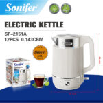 Chauffe Eau électrique / Bouilloire électrique 2,0 Litres – Image 3