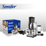 Blender / Mixeur et broyeur électrique 10 en 1 : moteur en cuivre pur, bol de 2,5 Litres, mélangeur de 1 500 mL, broyeur de 60 g, multifonctions, sûr – Image 2