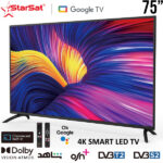Téléviseur StarSat Google TV 4K 75" SV-EL75T2S2G