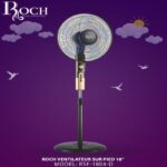 VENTILATEUR ROCH SUR PIED NOIR DORE RSF1804 – Image 2