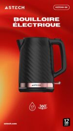 Bouilloire Électrique ASTECH 1.7L Noir KE2124NBK – Arrêt Automatique ; Design Élégant – Image 2