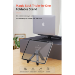 Support ordinateur portable / tablette multifonction aluminium/acier – Image 5