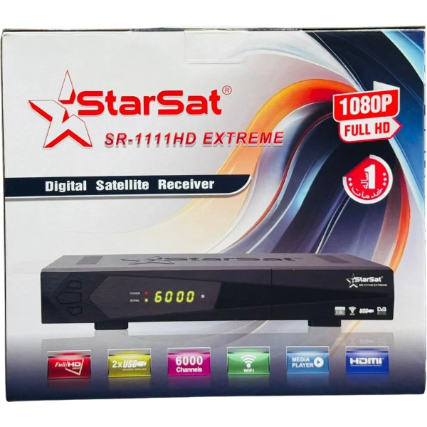 sr-1111hd Récepteur Décodeur Numérique HD StarSat SR-1111HD STARSAT SR-1111HD – Image 1